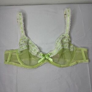 Agent Provocateur coquette Green Lace Bra